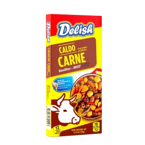 Delish Beef Bouillon 10g x12 (Carton)