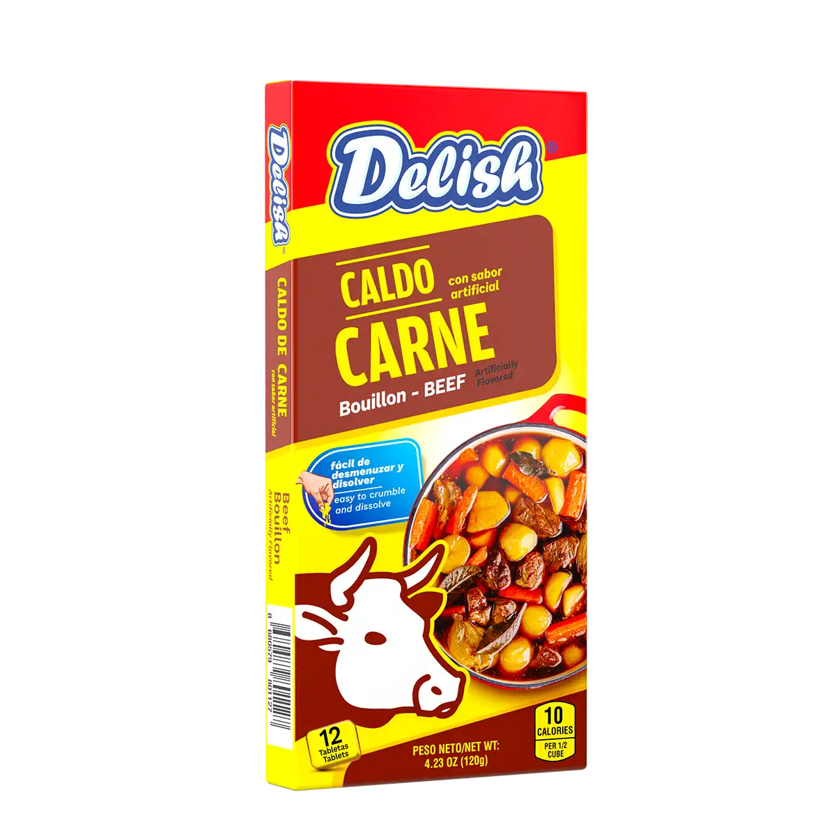 Delish Beef Bouillon 10g x12 (Carton)