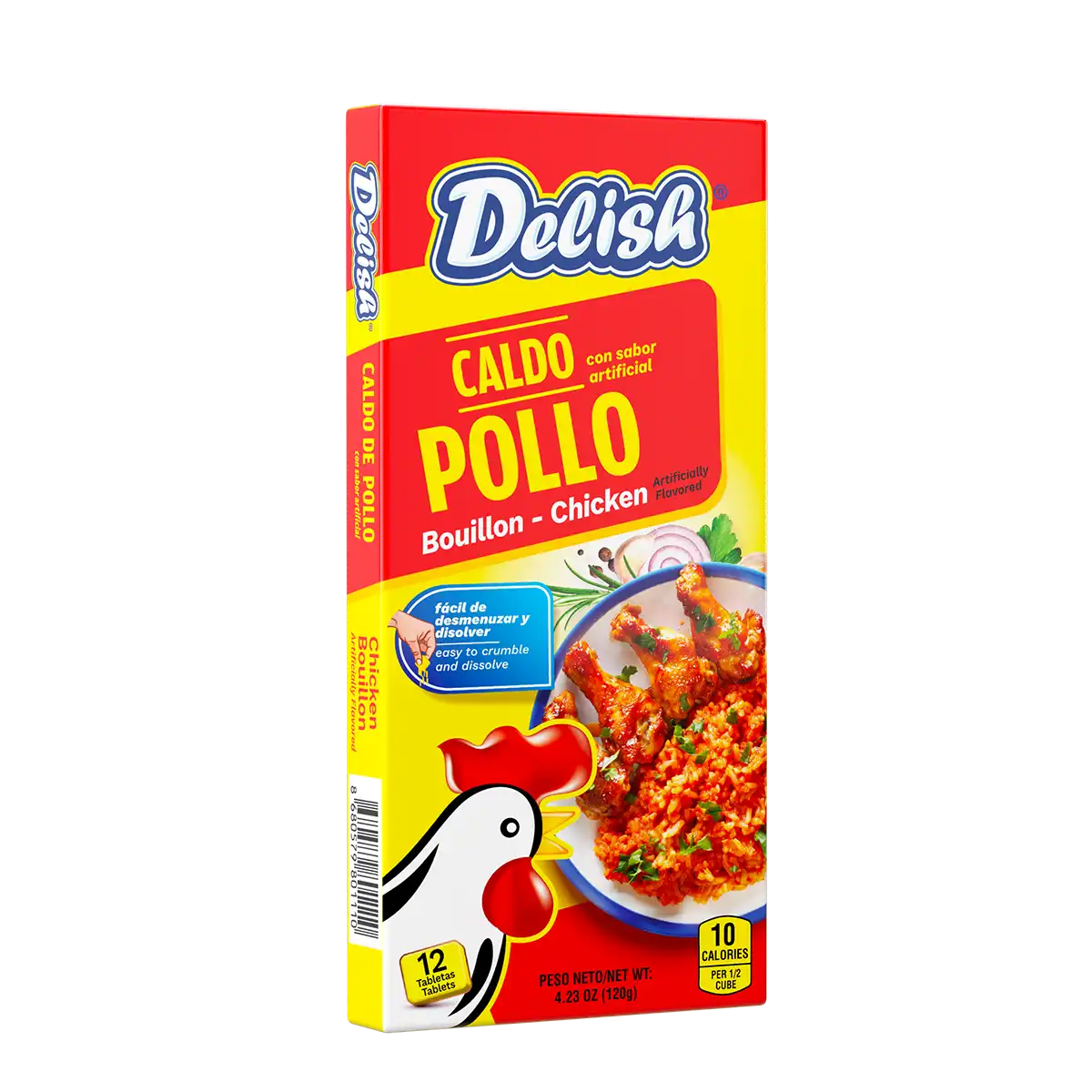Delish Chicken Bouillon 10g x12 (Carton)