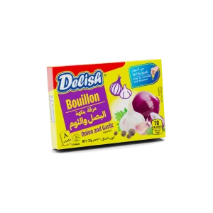 Delish Onion Garlic Bouillon 10g x12 (Carton)