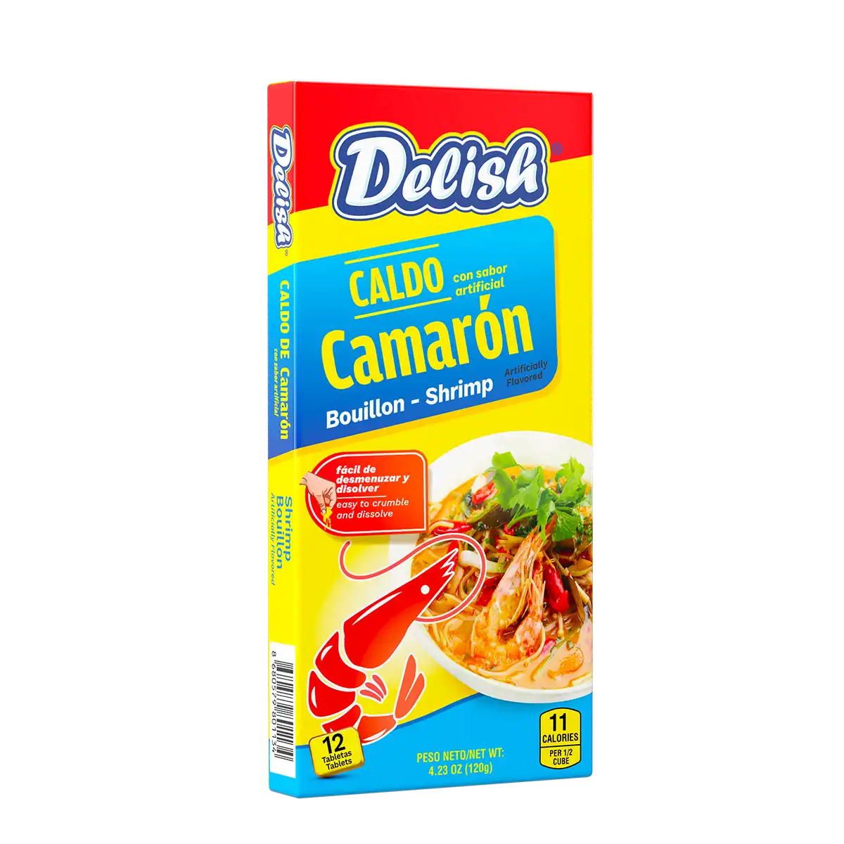 Delish Shrimp Bouillon 10g x12 (Carton)