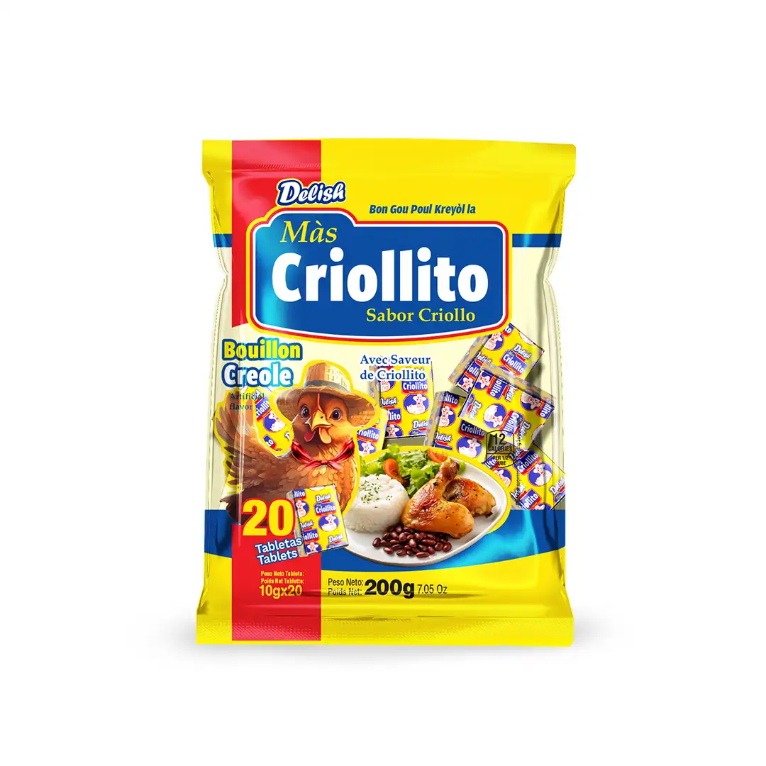 Mas Criollito Creol Bouillon 10g x20 (Carton)