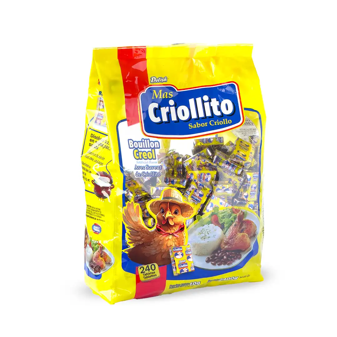 Mas Criollito Creol Bouillon 10g x240 (Carton)