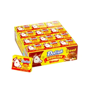 Delish Beef Bouillon 10g x48 (Tray)