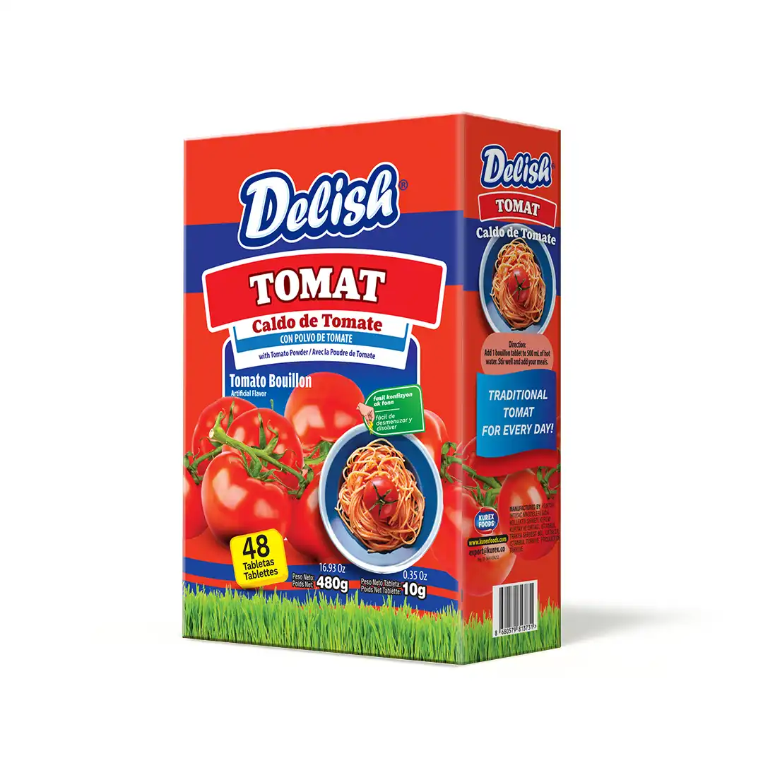 Delish Tomat Bouillon 10g x48 (Carton)