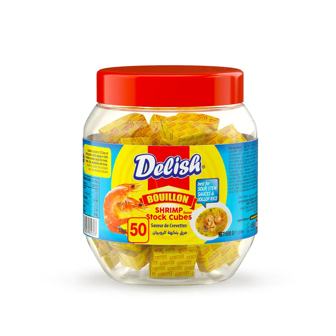 Delish Shrimp Bouillon 10g x50 (Tray)