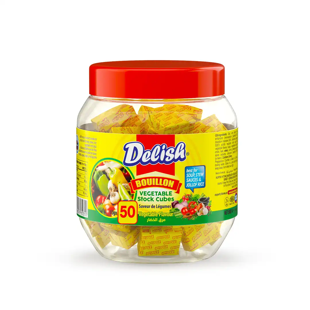 Delish Vegetable Bouillon 10g x50 (Pet)