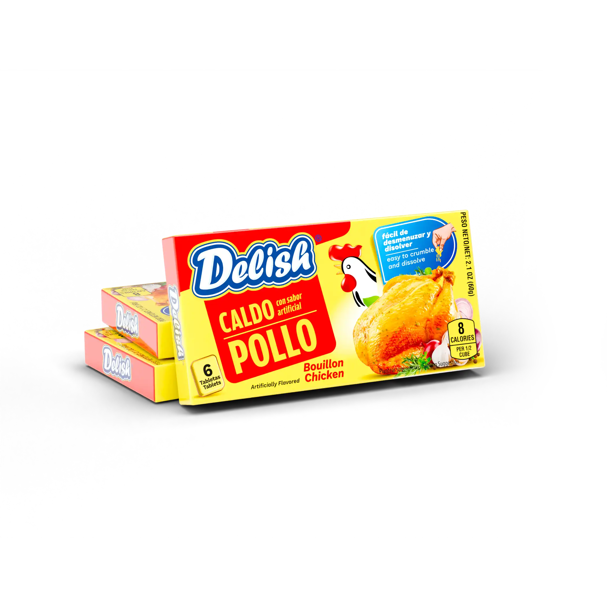 Delish Chicken Bouillon 10g x6 (Carton)