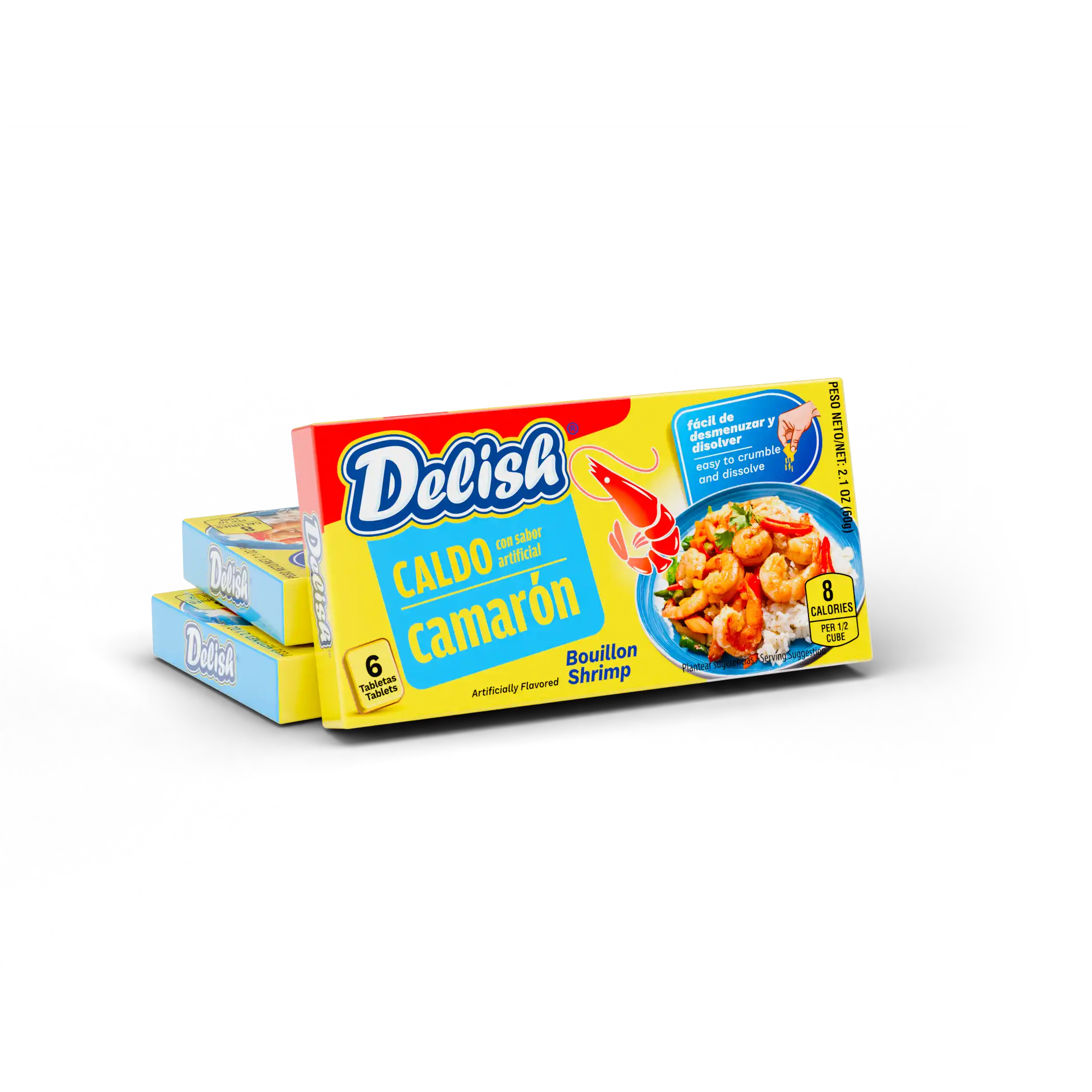 Delish Shrimp Bouillon 10g x6 (Carton)