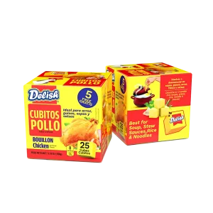 Delish Chicken Bouillon Cubes 4g x25 (Carton)