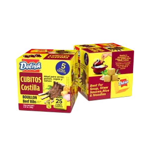 Delish Costilla Bouillon Cubes 4g x25 (Carton)