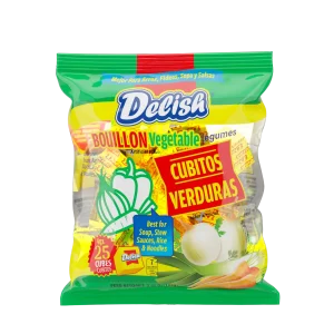 Delish Vegetable Bouillon Cubes 4g x25 (Bag)