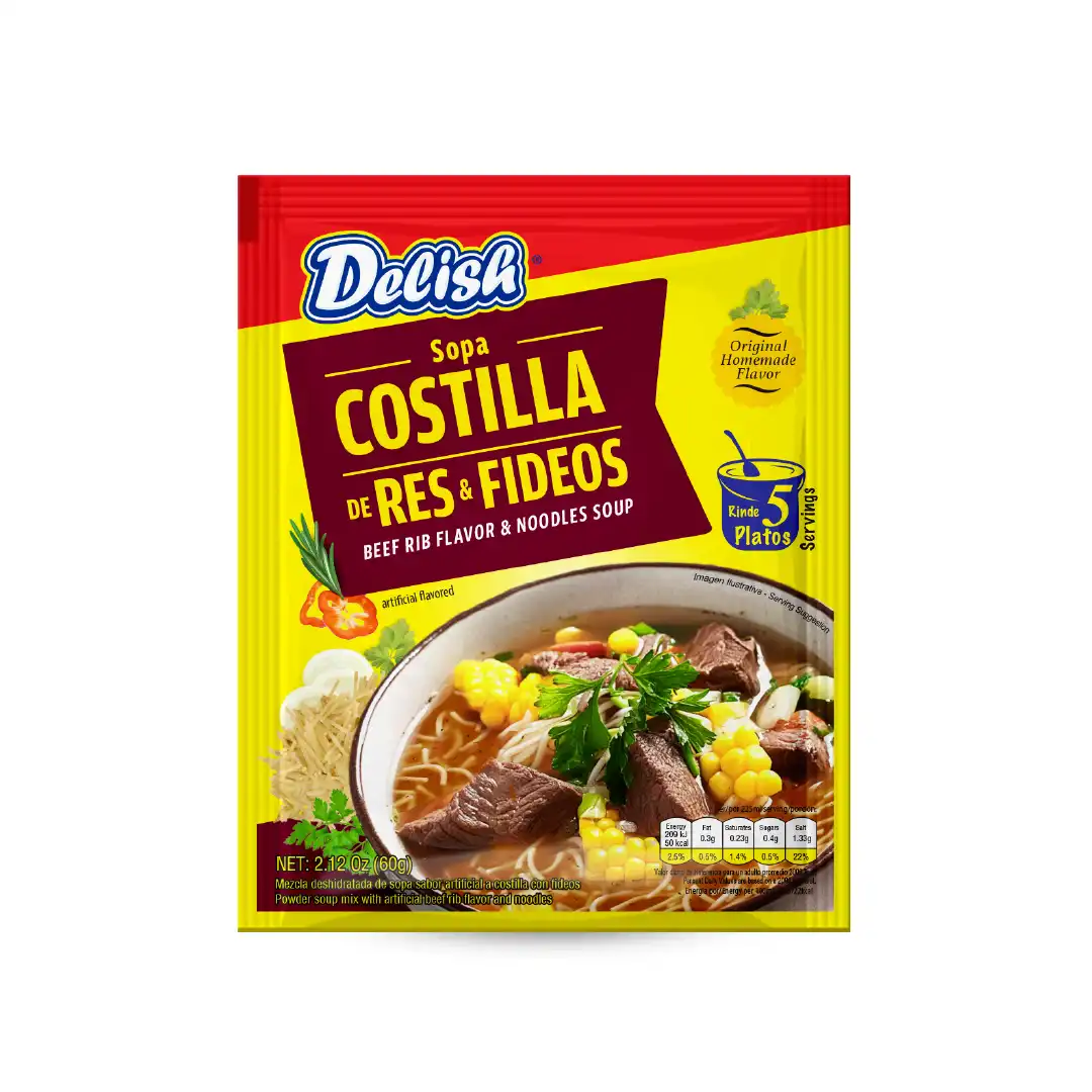 Delish Beef Rib Noodle Soup 60g