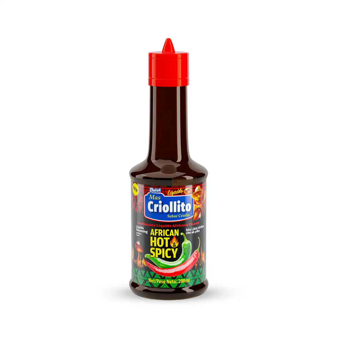 Mas Criollito African Hot Spicy Liquid Seasoning 200ml