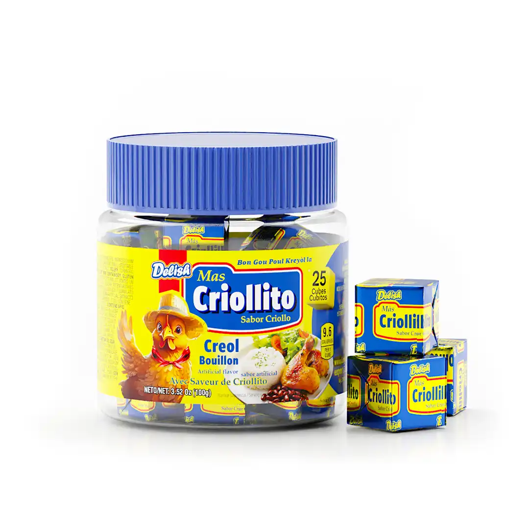 Mas Criollito Creol Chicken Bouillon Cubes 4g x25 (Pet)