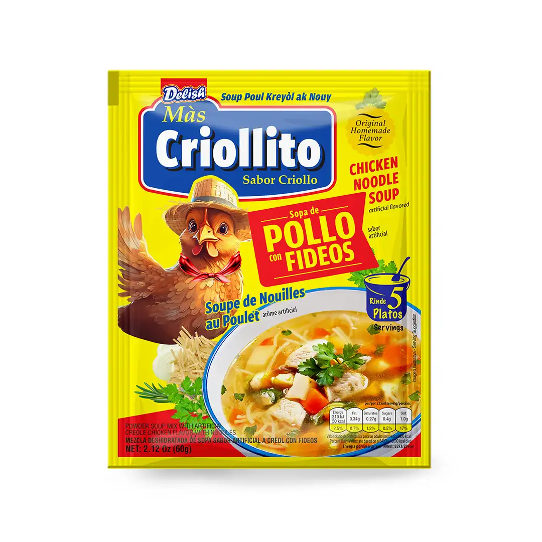 Mas Criollito Creol Chicken Noodle Soup 60g
