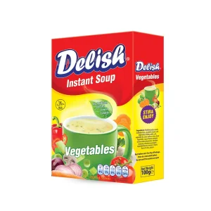 Delish Vegetable Instant Soup 25g (Sachet)